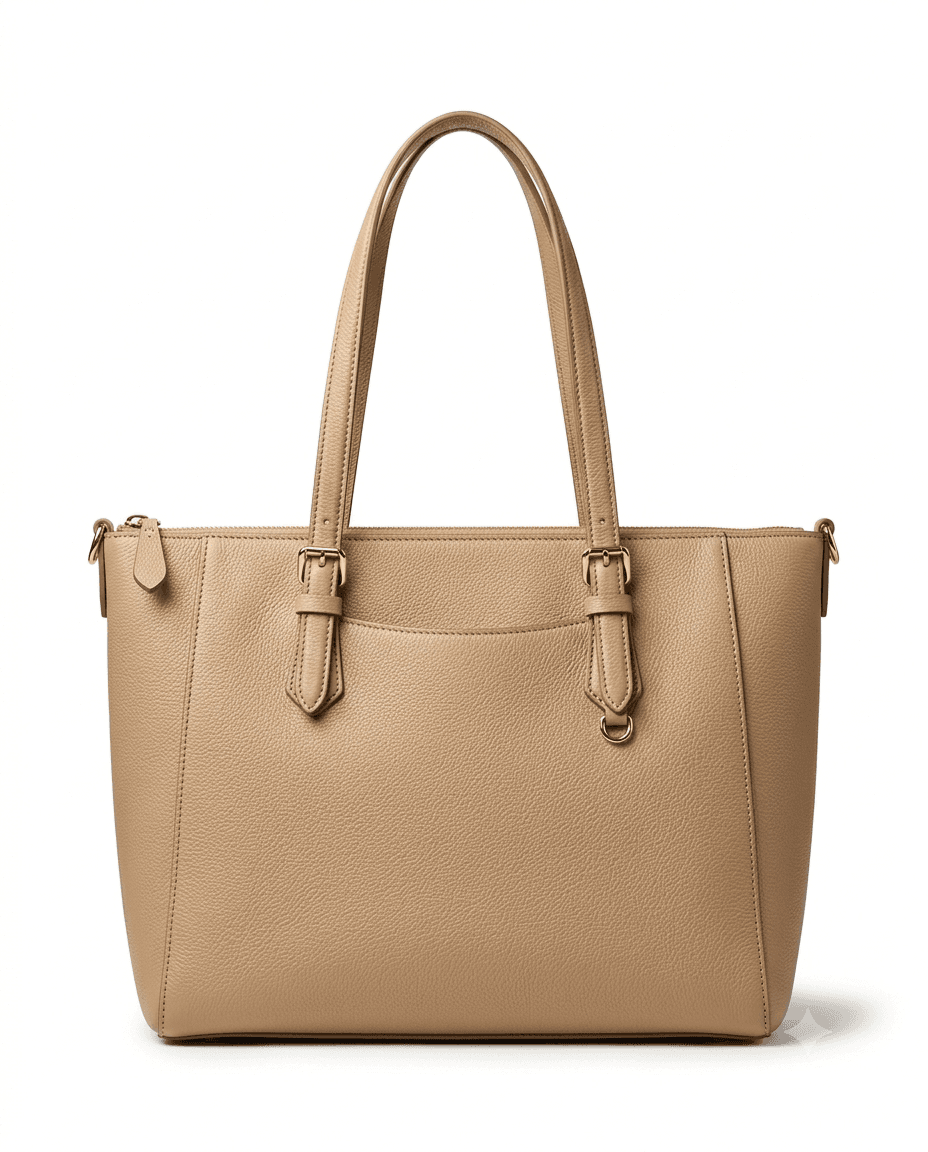 Camel Structured Tote Bag