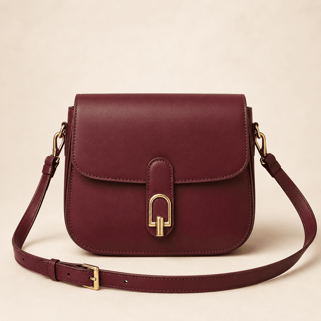 Burgundy Crossbody Bag