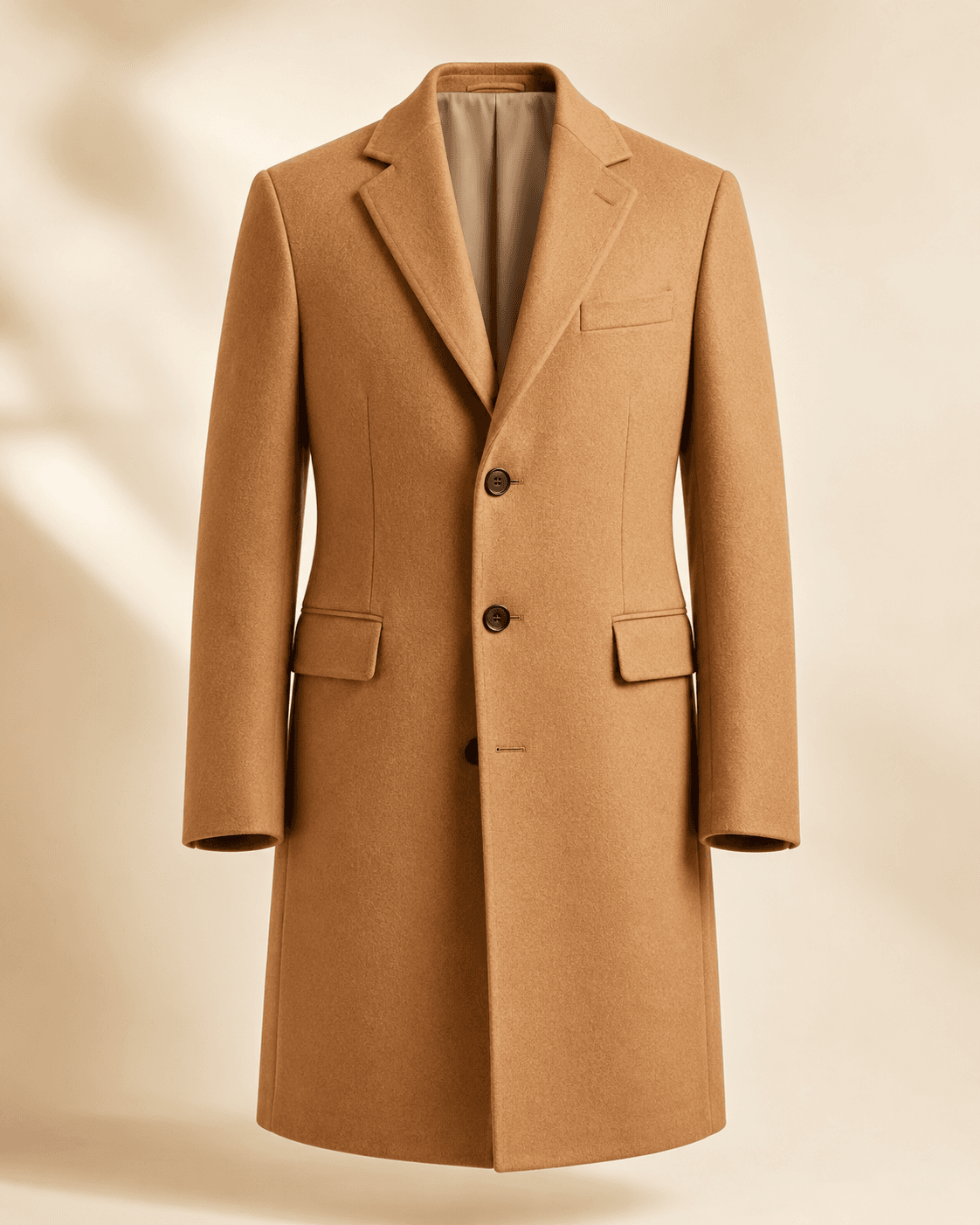 Camel Wool Overcoat