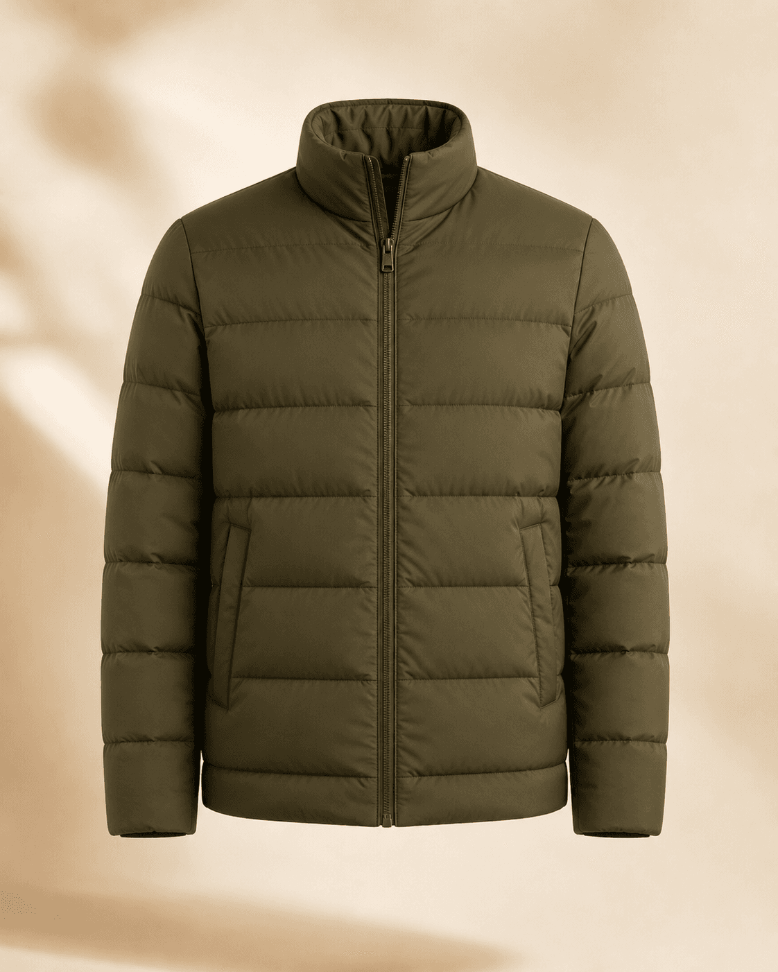 Olive Puffer Jacket
