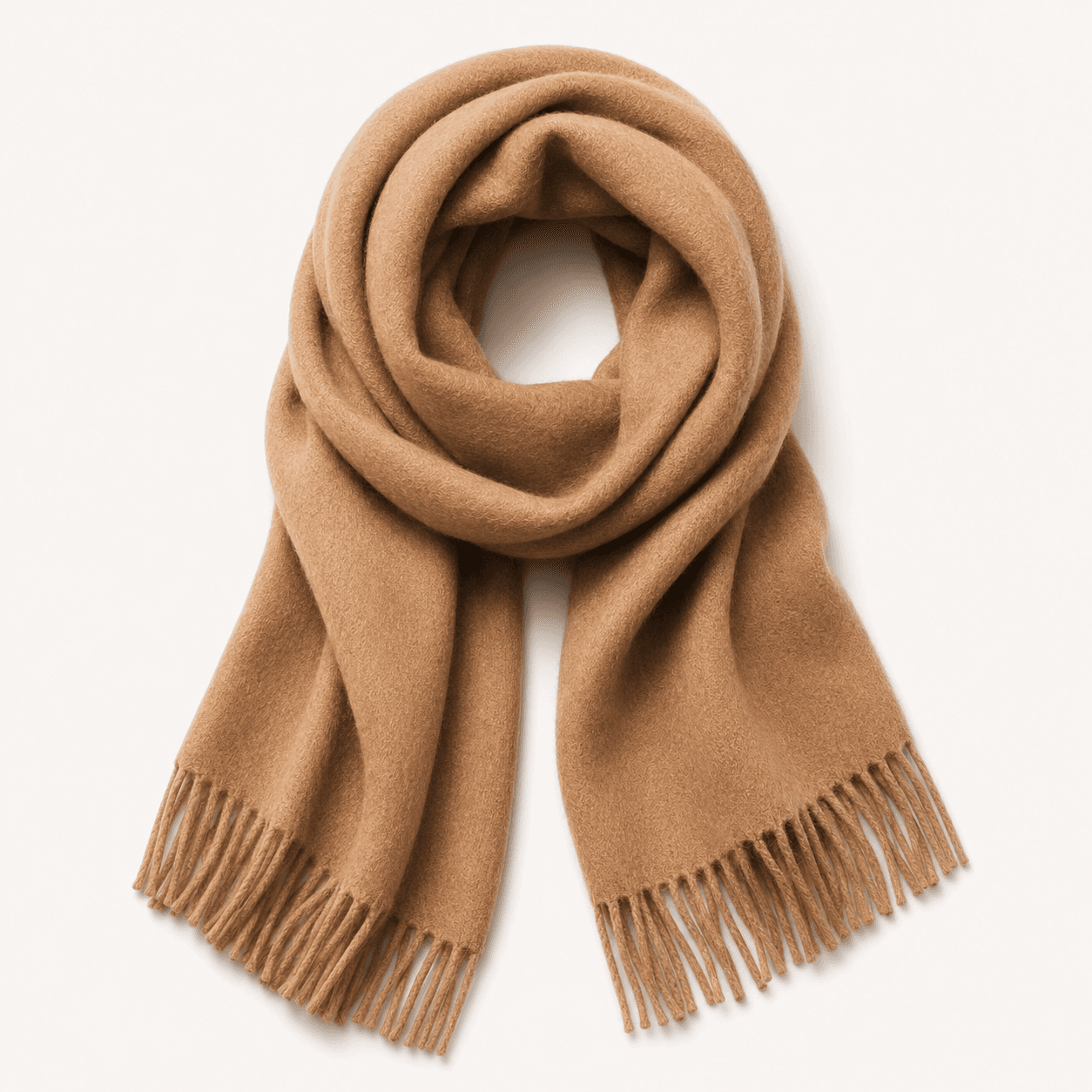 Camel Cashmere Scarf